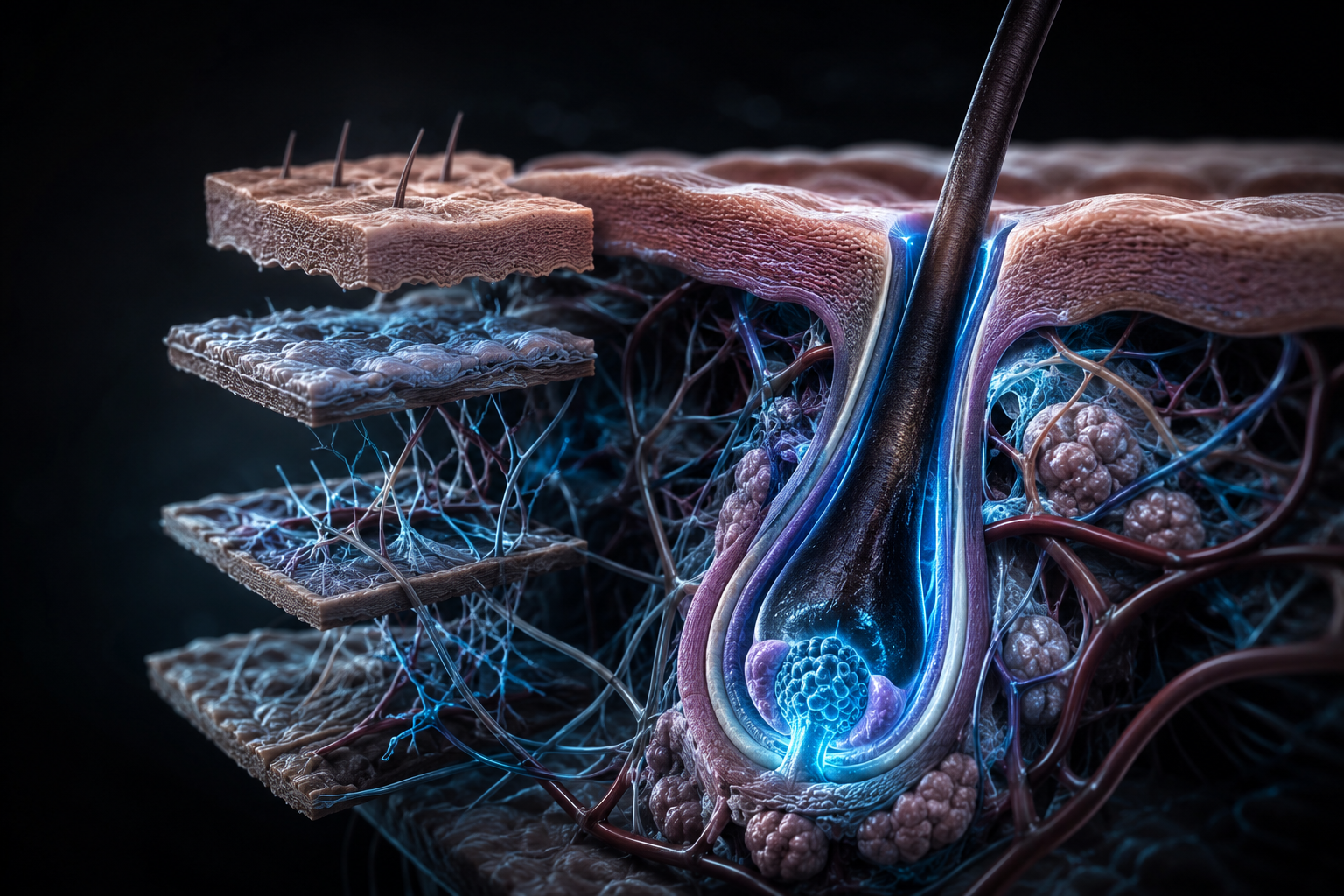 Illustration NEXUS — recherche peptides