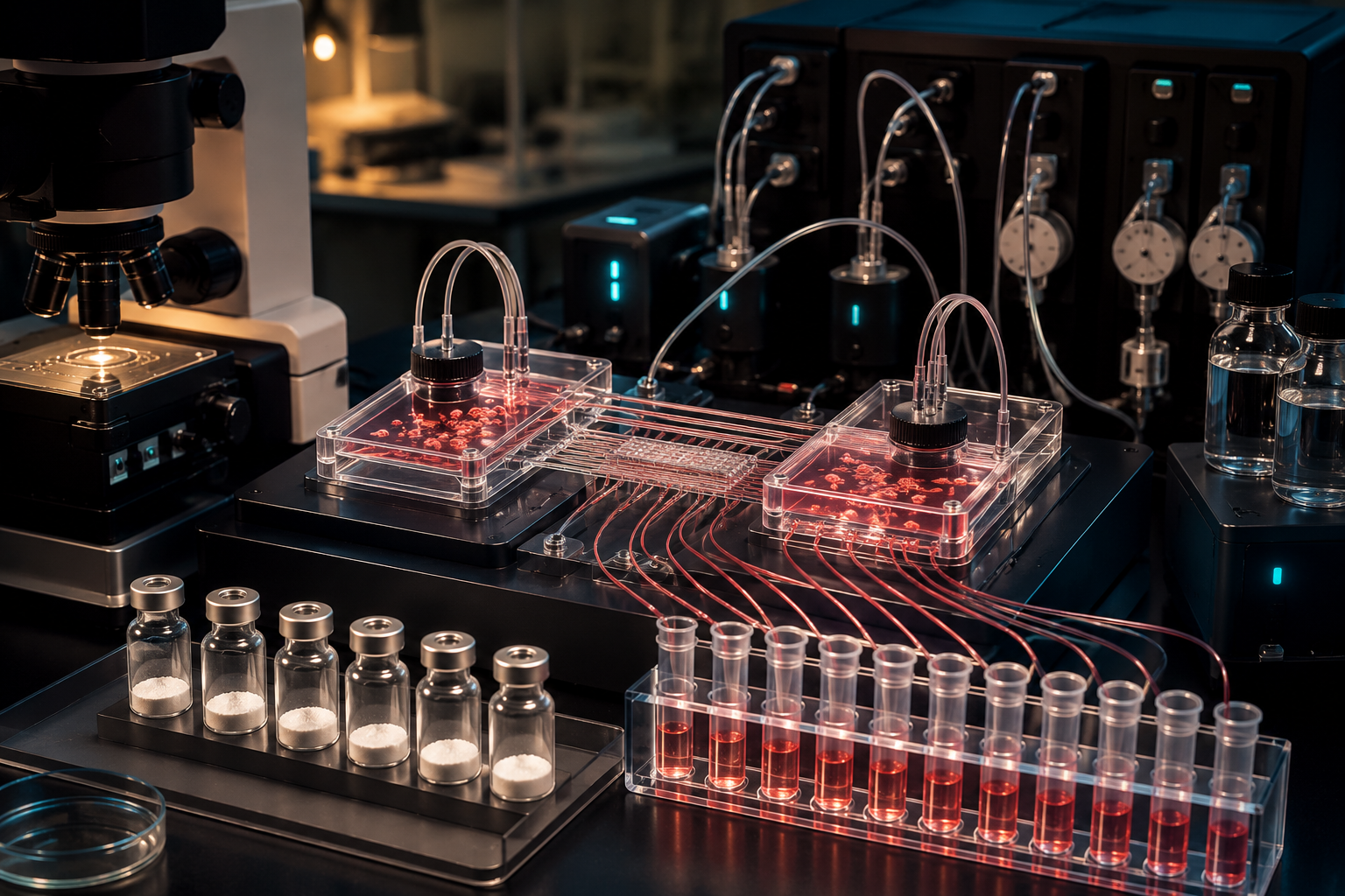 Illustration NEXUS — recherche peptides