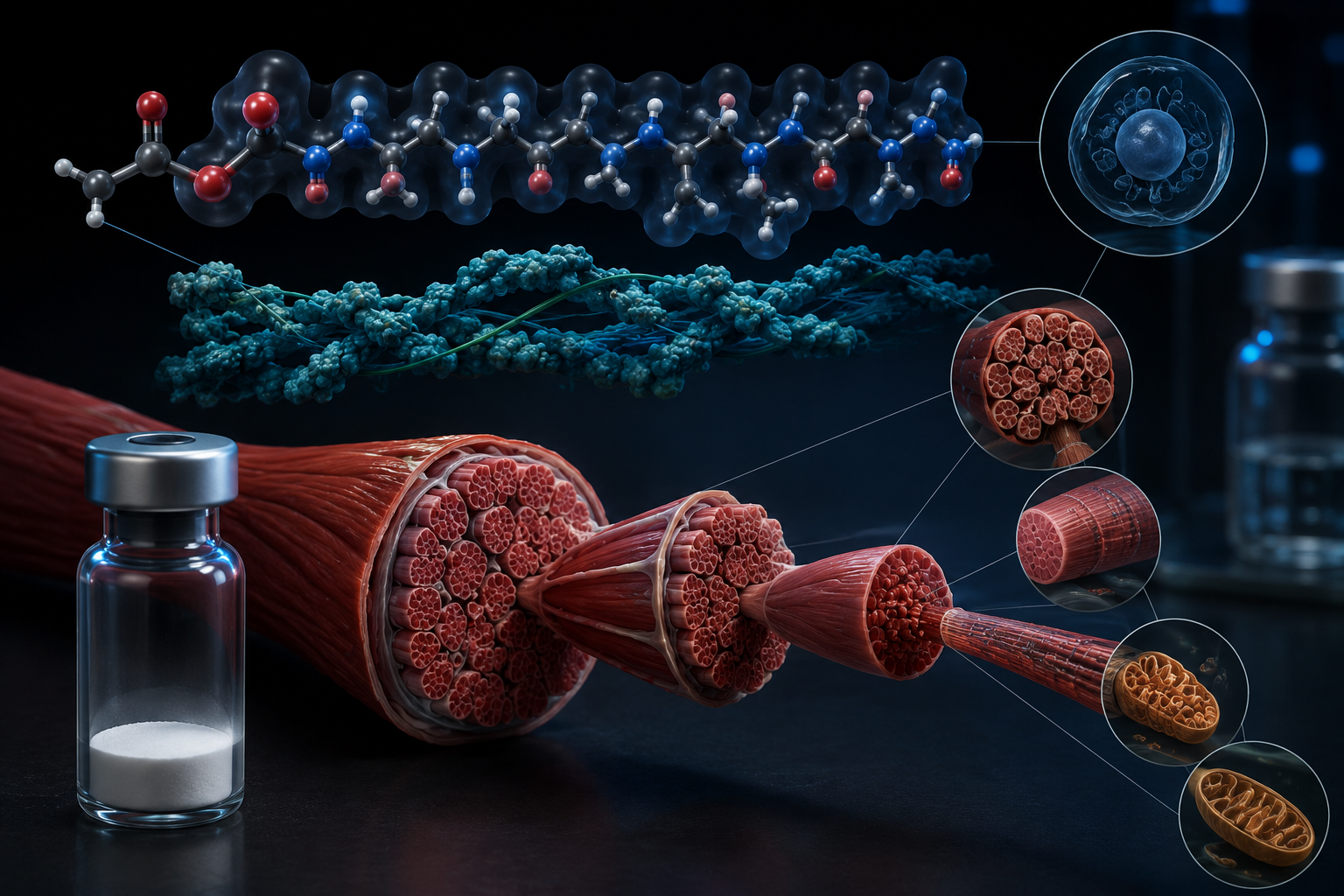 Illustration NEXUS — recherche peptides